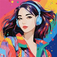 Картина по номерах Світ звуків 40x40 см Ідейка KHO8378