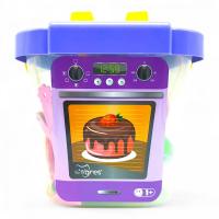 Набір посуду з плитою Ромашка в відерці (25 шт), фіолетовий TIGRES 39153