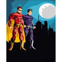 Картина за номерами Герої міста  40х30 см Strateg SS6694