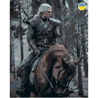 Картина по номерах Відьмак 40x50 см Origami LW3107