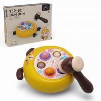 Стукалка з молоточком Dun Dun (16х19 см) Мікс кольорів та тваринок MIC 159-6C