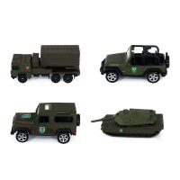 Машинка металева мінімодель – Шеврони героїв, мікс TechnoDrive 250350W2