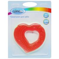 Прорізувач для зубів з водою Серце, червоний Lindo LI 307