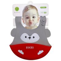 Слинявчик силіконовий (СІРИЙ ЇЖАЧОК) Mega Zayka №0609