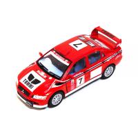 Машинка KINSMART Street Fighter Mitsubishi Lancer (червона) Kinsmart KT5072W