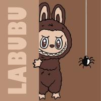 Набір для розпису по номерах для дітей Хованки Лабубу 25х25см Ідейка KHO1302