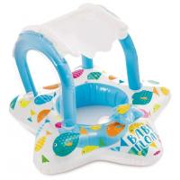 Надувне коло з ніжками і дашком (81х79 см) Intex 56573