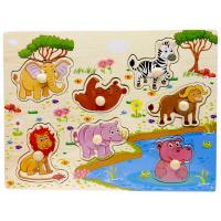 Вкладиші деревʼяні з ручками, 30х22.5 см (ТВАРИНИ, вид2) MIC С76001