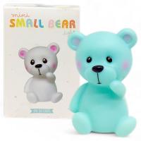 Пластиковий нічник ведмедик (12 см), бірюзовий MIC MS-23-978