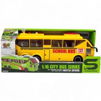 Автобус інерційний, озвучений, зі світлом, в коробці 8х13х29 см Jian Sheng Toys JS162D