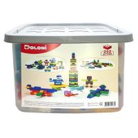 Дитячий блочний конструктор 013999/03 у пластиковому боксі, 252 деталі