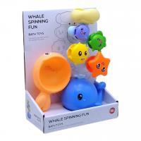 Набір для ванної Водограй: Кит (синій) Baochenjia Toys 9927