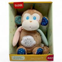 Нічник мʼякий Мавпочка (світло, мелодії, шум) Sudee D1031/1032/1037