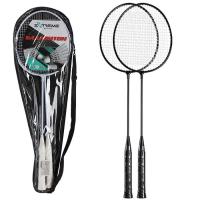 Бадмiнтон (2 ракетки) в сумці-чохлі, чорний MIC BD24188