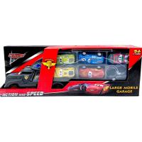 Набір машинок Тачки, МакКвін / Cars, McQueen: Трейлер (СІРИЙ) MIC 558-4 / 3788