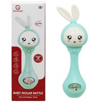 Інтерактивне брязкальце Зайчик, світло, звук Sobebear YL5505