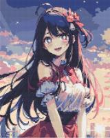 Алмазна мозаїка Аніме. Зоряне дитя, Аї Хосіно 40х50 см Origami OD30570