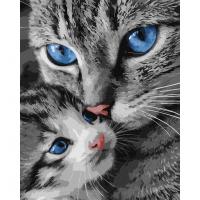 Картина за номерами "Муркотлива мама" KHO6945, 40х50 см