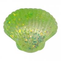 Жуйка-тягучка антистрес Мушля (зелена) MIC MS-24-646