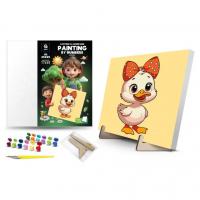 Картина по номерах на підставці Качечка (25х25 см) qbee QB900-007