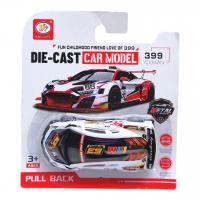 Іграшкова машинка металева, інерційна (біла) 399 Toys QH148638