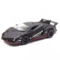 Машинка металева Lamborghini Veneno, чорний Kinsmart KT5452W