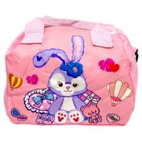 Сумочка текстильна, одне відділення, знімний регульований ремінець (РОЖЕВА) MIC C67987