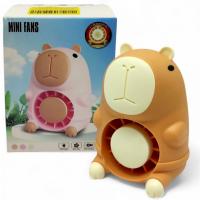 Дитячий вентилятор Капібара USB 11 см (коричневий) MIC KA-23-4778