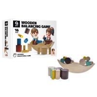 Деревʼяна гра-балансир Місяць, 16 елементів qbee QB800-002