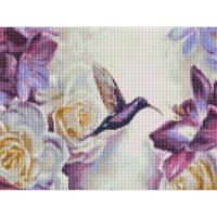 Алмазна мозаїка Магнолія та колір яблуні Ідейка AMO7379