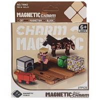 Дитячий магнітний конструктор Minecraft 9963, 27 деталей