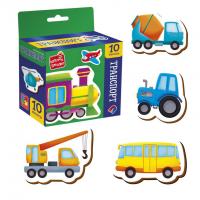 Гра розвиваюча (набір магнітів) Транспорт Vladi Toys VT3106-35