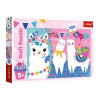 Пазли Веселі лами, 100 елем. Trefl 16363