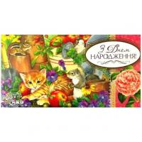 Конверт вітальний (для грошей) 16.5х9х0,5 см Fresh М 15-120