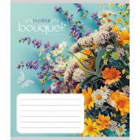Зошит учнівський "Букет" 024-550337K-3 в клітинку, 24 аркуші