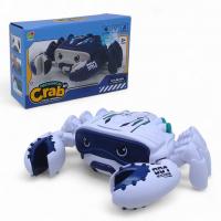 Іграшка інтерактивна Краб, їздить, зі світлом і музикою (білий) HUA LI LONG 3381