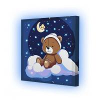 Картина по номерах з підсвіткою На хмаринці 25х25 см Riviera Blanca ГР1-012