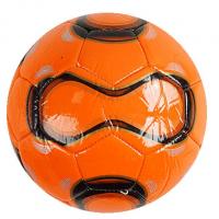 Мʼяч футбольний №2, матеріал PVC (помаранчевий) MIC C70134