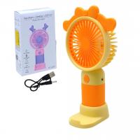 Портативний вентилятор Аніме. My Melody  на підставці, помаранчевий MIC Q300D