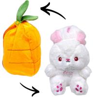 Мʼяка іграшка-трансформер Дихаючий заєць (МОРКВА) 35см MIC duxzai