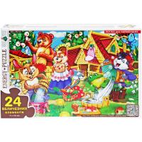 Пазли для малюків Теремок, 24 ел. Київська фабрика іграшок 82104