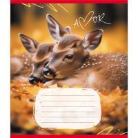 Зошит учнівський "Тварини" 012-500394K-4 в клітинку, 12 аркушів (959050)