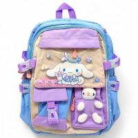 Рюкзак шкільний Санріо. СІНАМОРОЛ 44х30х20 см (БЛАКИТНИЙ) MIC C72823
