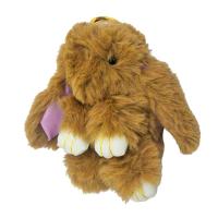 Хутряний брелок Кролик, рудий (23 см) MIC BR2133