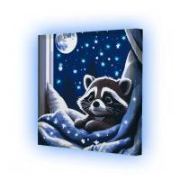 Картина по номерах з підсвіткою Дрімка 25х25 см Riviera Blanca ГР1-013