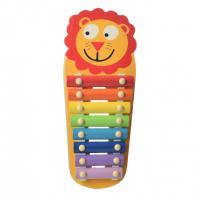 Дитяча іграшка Ксилофон WW-189 дерев'яний  Лев