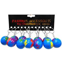 Брелок Глобус, металевий, 8 см (12 шт) MIC KA-23-4469