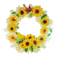 Алмазна мозаїка Віночок, підвісний, 30х30 см Strateg HHE26387