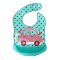 Слинявчик з кишенькою, бірюзовий MiC №0602