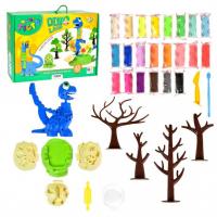 Набір для творчості Містер тісто. Dino Land, українською мовою Strateg 41035